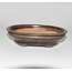 Ovaal bruin bonsai pot 14,7 cm