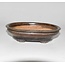 Oval braun Bonsai Topf 14,7 cm