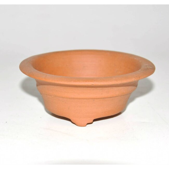 Round red clay pot 9,5 cm