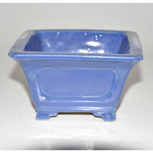 licht Rectangulaire pot bleu