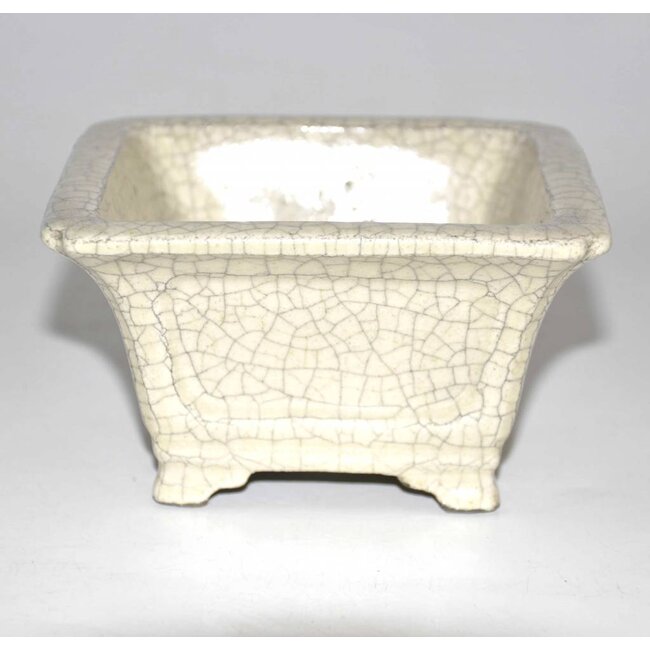 Rectangular white pot