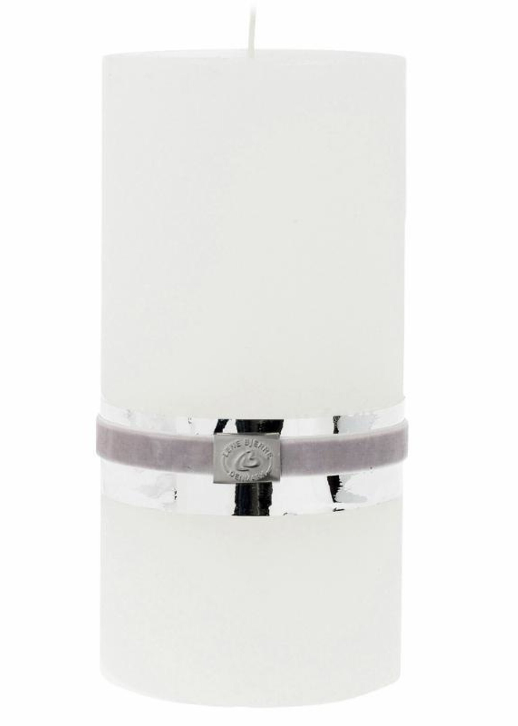 Lene Bjerre Extra large white pillar candle