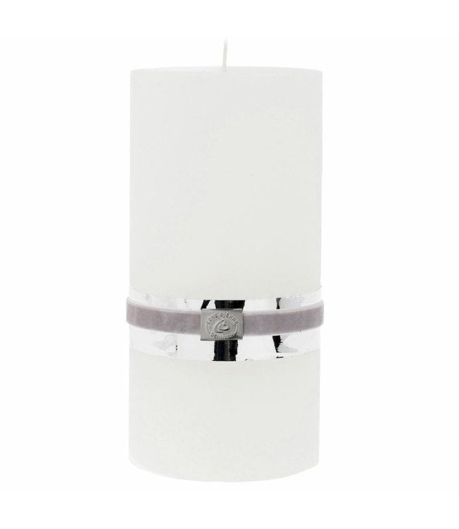 Lene Bjerre Extra large white pillar candle