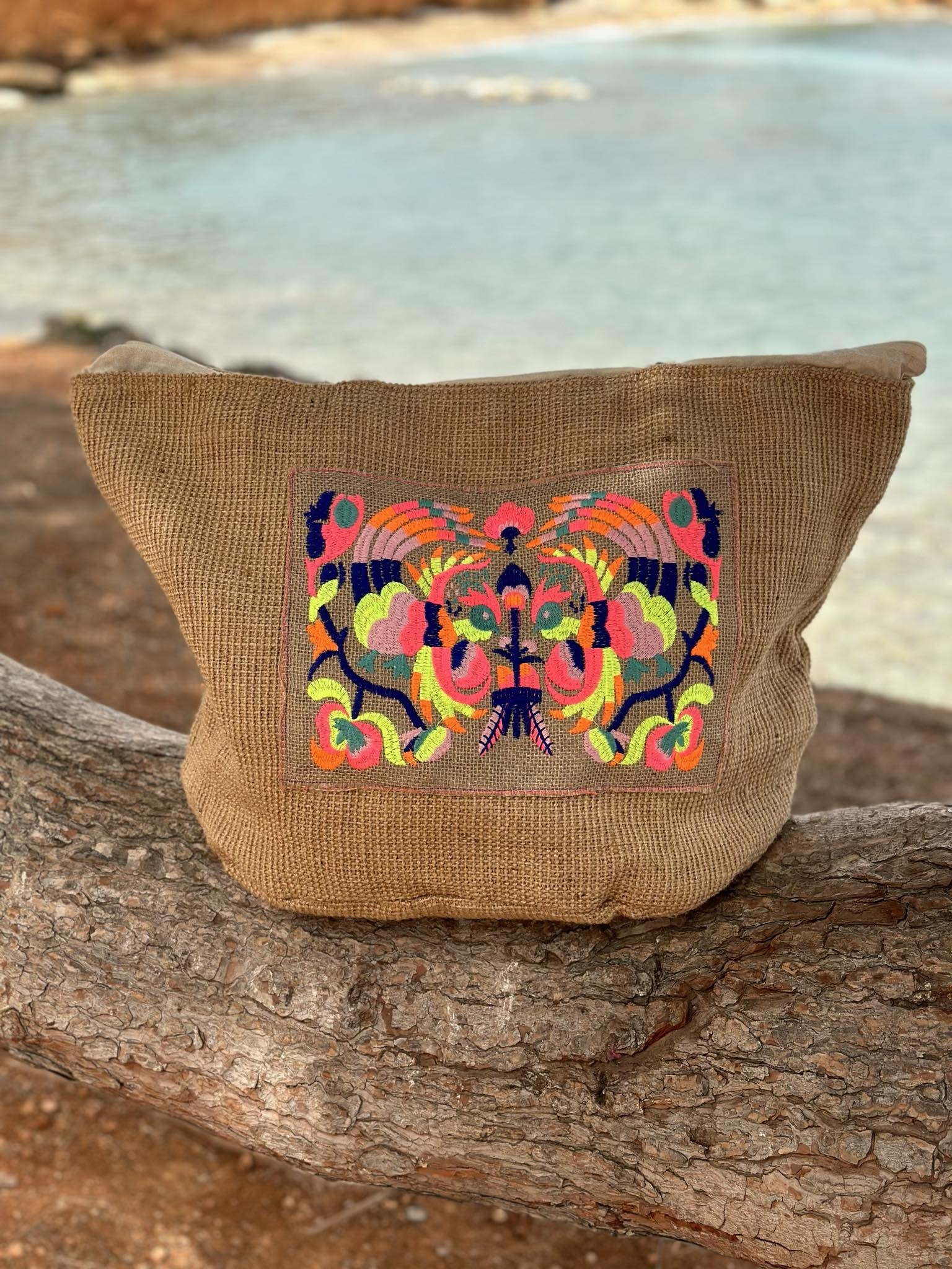 BEACH BAG BUTTERFLY LOVE