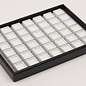 stacking tray content 42 glas lid boxes for gemstones