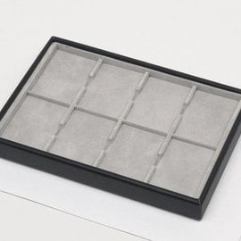 Stacking tray with 8 pads