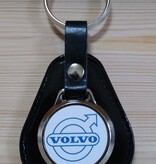 VOLVO VOLVO Porte-clés avec logo. Cuir noir