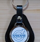 VOLVO VOLVO Schlüsselanhänger mit Logo. Schwarzes Leder