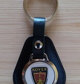 ROVER ROVER Porte-clés avec logo. Cuir noir