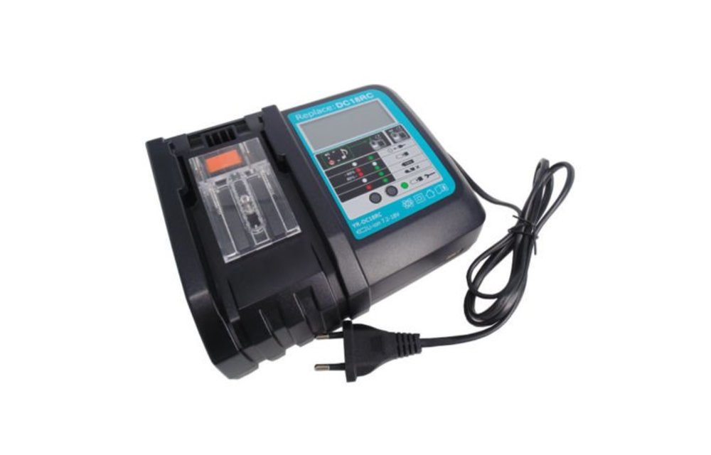 Vervangende lader voor Makita DC18RC DC18RA lader met indicatorscherm Replacement
