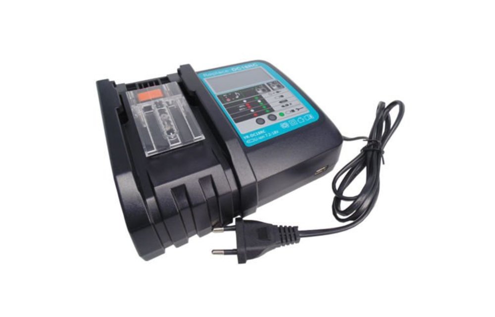 Vervangende lader voor Makita DC18RC DC18RA lader met indicatorscherm Replacement
