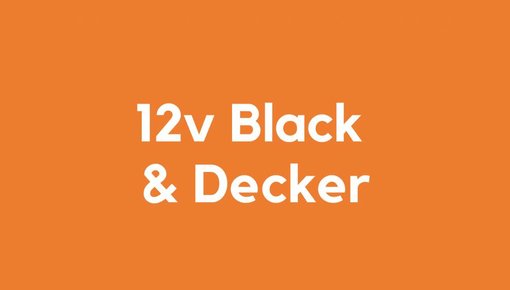 12v accu voor Black & Decker