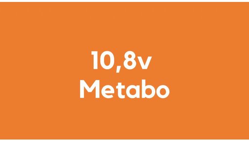 10,8v accu voor Metabogereedschap