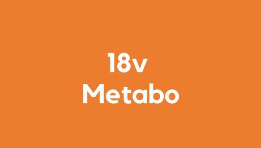 18v accu voor Metabo gereedschap