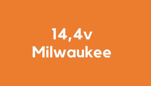 14,4v accu voor Milwaukee gereedschap