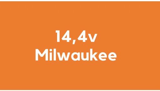 14,4v accu voor Milwaukee gereedschap