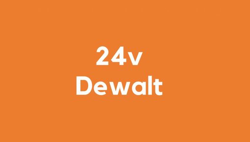 24v accu voor Dewalt gereedschap