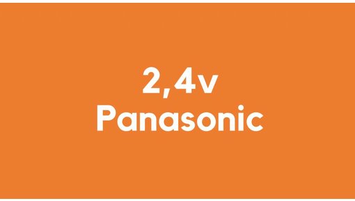 2,4v accu voor Panasonic gereedschap