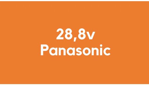 28,8v accu voor Panasonic