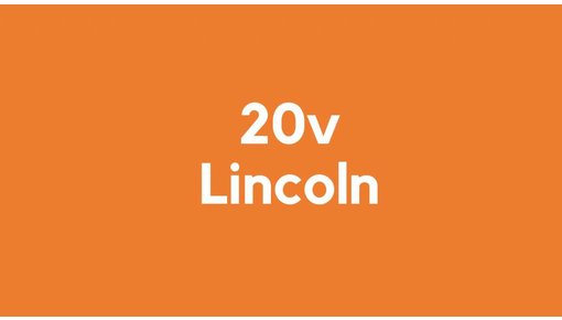 20v accu voor Lincoln gereedschap