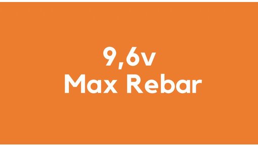 9,6v accu voor Max Rebar gereedschap