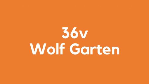 36v accu voor Wolf Garten gereedschap