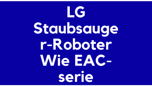 Accu voor LG Staubsauger-Roboter Wie EAC-serie elektrische en robotstofzuigers