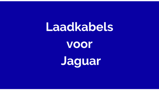 Laadkabel voor Jaguar