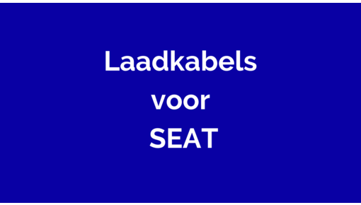 Laadkabel voor SEAT