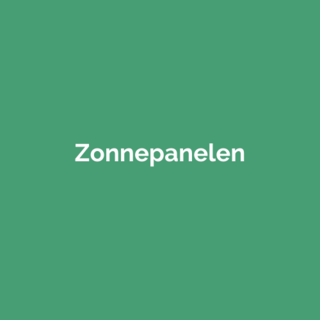 Accu voor zonnepanelen