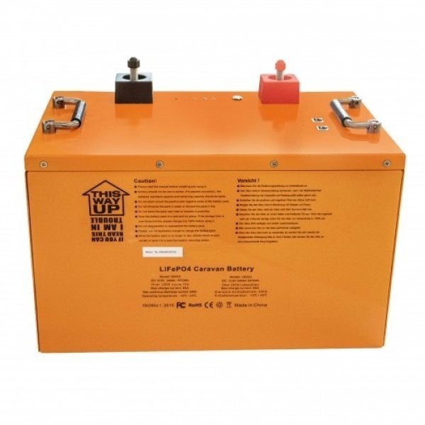 Accu LiFePO4 12,8V 240Ah voor caravan, camper, boten en zonnesystemen
