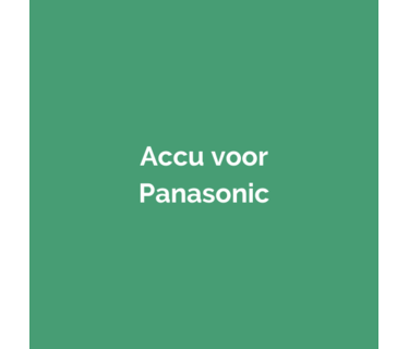 Accu voor Panasonic gereedschap