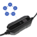 Waterdichte IP66 mobiele laadpaal EVSE type 1 J1772 8A-16A 5 meter 10 meter voor elektrische auto Waterdichte IP66 mobiele laadpaal EVSE type 1 J1772 8A-16A 5 meter 10 meter voor elektrische auto