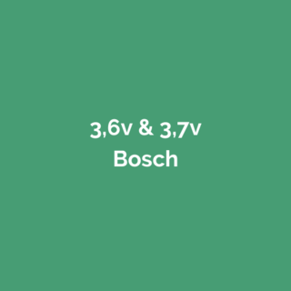 3,6v & 3,7v accu voor Bosch gereedschap