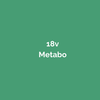 18v accu voor Metabo gereedschap
