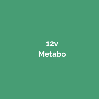 12v accu voor Metabo gereedschap