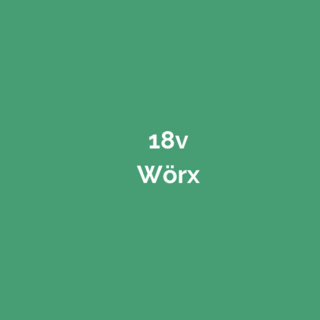 18v accu voor Wörx gereedschap