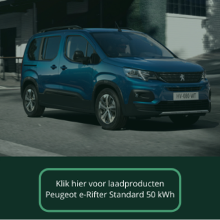 Mobiele thuislader voor Peugeot e-Rifter