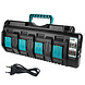 Makita Makita DC18SF 4-port lader met indicatorscherm Replacement Makita Makita DC18SF 4-port lader met indicatorscherm Replacement
