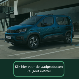 Laadpaal voor Peugeot e-Rifter