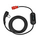 Audi e-tron type 2 3-fase 16A 11kW Mennekes 5m of 10m Waterdichte IP66 mobiele laadpaal Audi e-tron type 2 3-fase 16A 11kW Mennekes 5m of 10m Waterdichte IP66 mobiele laadpaal