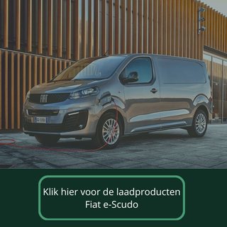 Mobiele thuislader voor Fiat e-Scudo