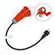 JAC E-S2 Waterdichte IP66 mobiele laadpaal type 2 3-fase 16A 11kW Mennekes 5m of 10m JAC E-S2 Waterdichte IP66 mobiele laadpaal type 2 3-fase 16A 11kW Mennekes 5m of 10m