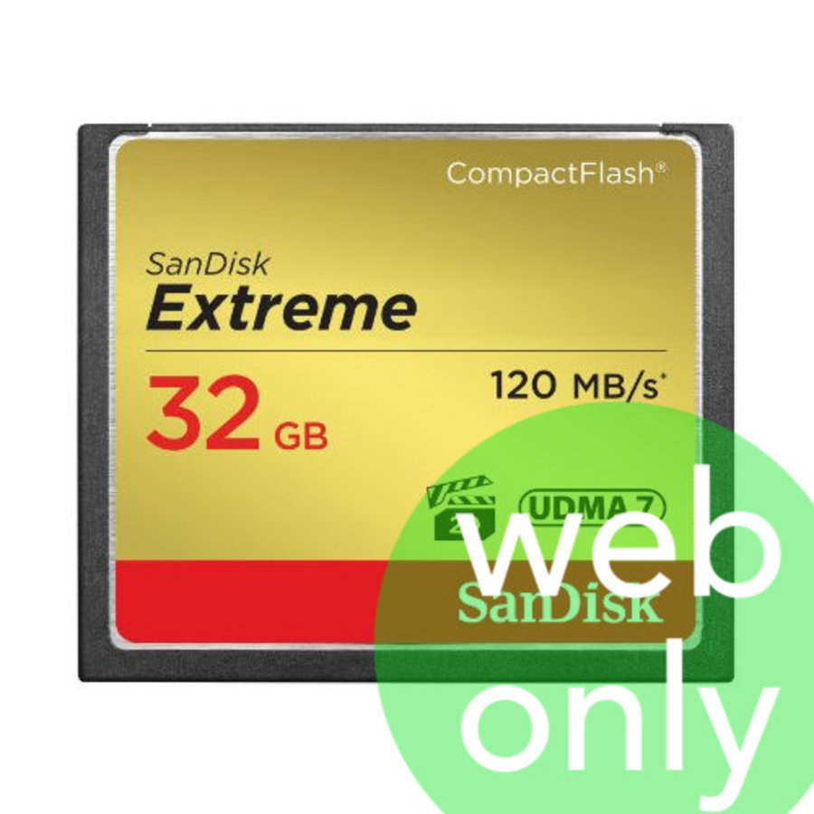 Sandisk 32GB Extreme 120mb/s Compact Flash-1