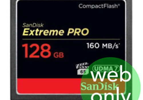 Sandisk 128GB Extreme Pro 160mb/s Compact Flash 