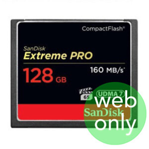 Sandisk 128GB Extreme Pro 160mb/s Compact Flash 