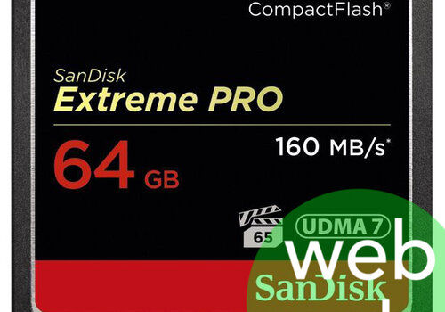 Sandisk 64GB Extreme Pro 160mb/s Compact Flash 