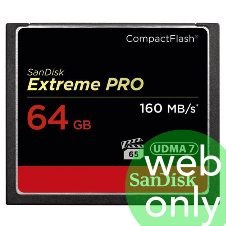 Sandisk 64GB Extreme Pro 160mb/s Compact Flash-1