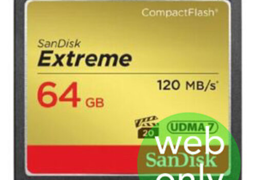 Sandisk 64GB Extreme 120mb/s Compact Flash 
