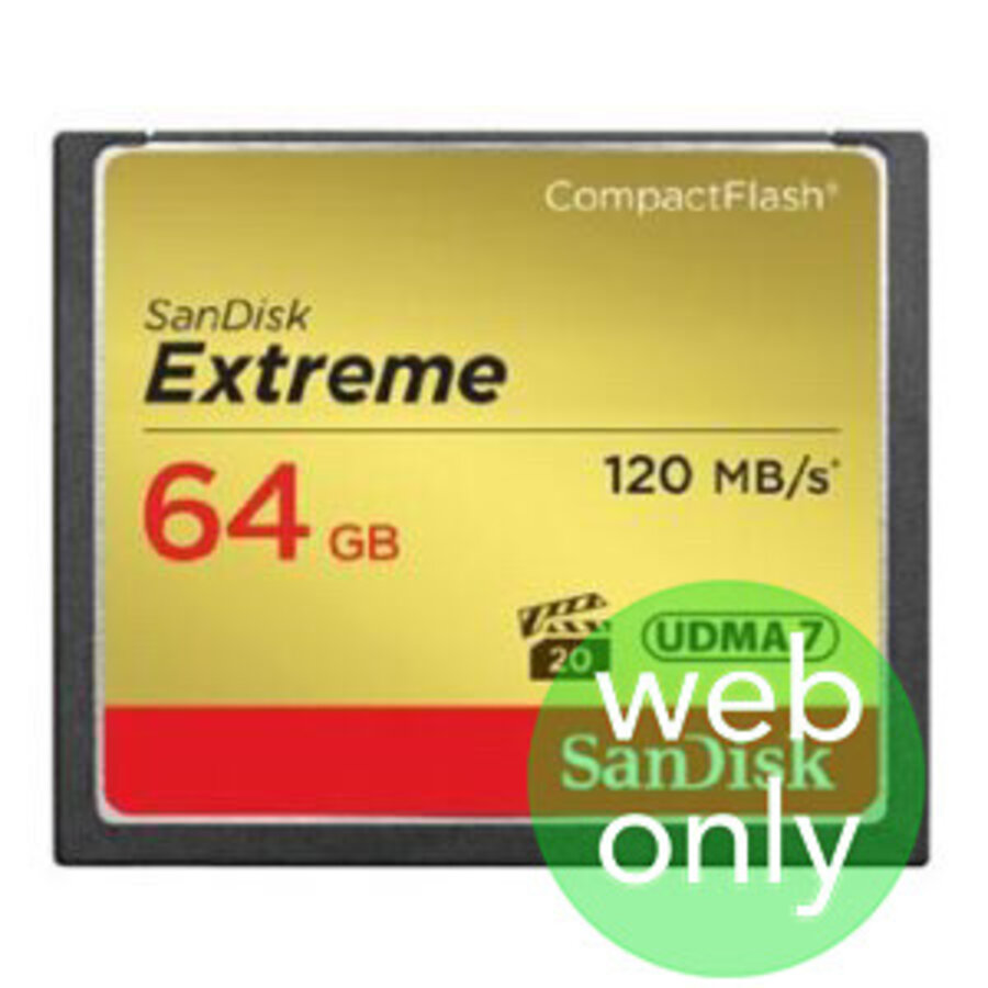 Sandisk 64GB Extreme 120mb/s Compact Flash-1